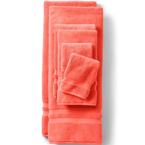 Lands' End Premium Supima Cotton Bath Towel - Buff Yellow