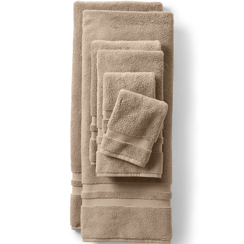 School Uniform Essential Cotton 6-Piece Bath Towel Set, Front
