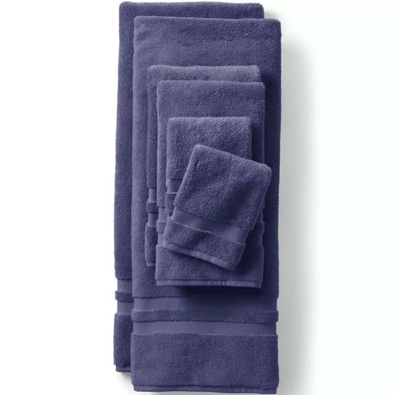 Essential Cotton 6-Piece Bath Towel Set, Front