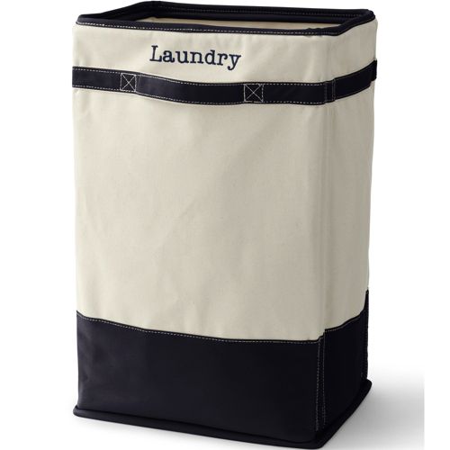 Canvas laundry shop hamper