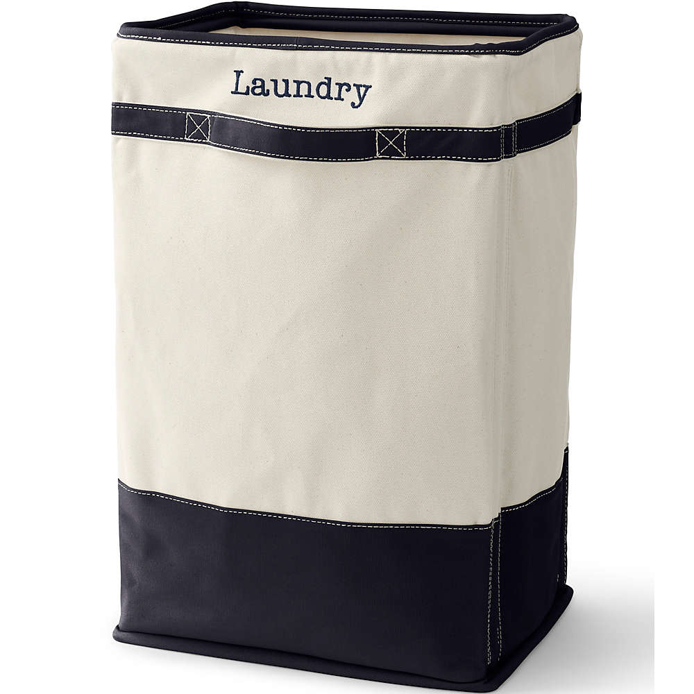 School Uniform Canvas Laundry Hamper, Front