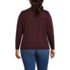 Plus Size Supima Cotton Long Sleeve V-Neck T-Shirt, Back