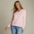 Women's Plus Size Relaxed Supima Cotton Long Sleeve V-Neck T-Shirt, alternative image