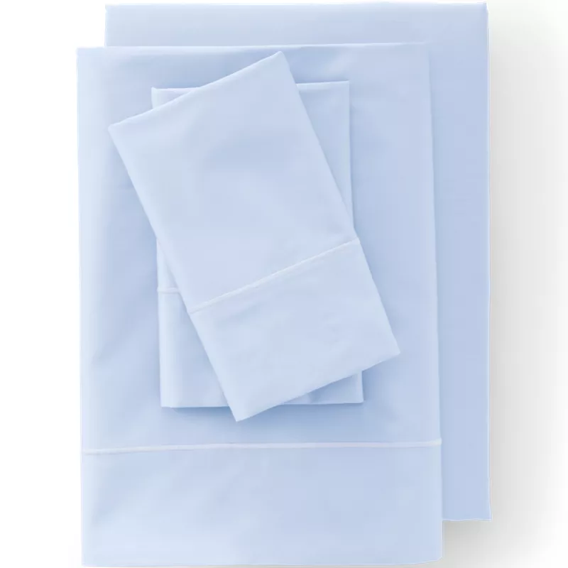 400 Thread Count Premium Supima Cotton Sateen Bed Sheet Set, Front