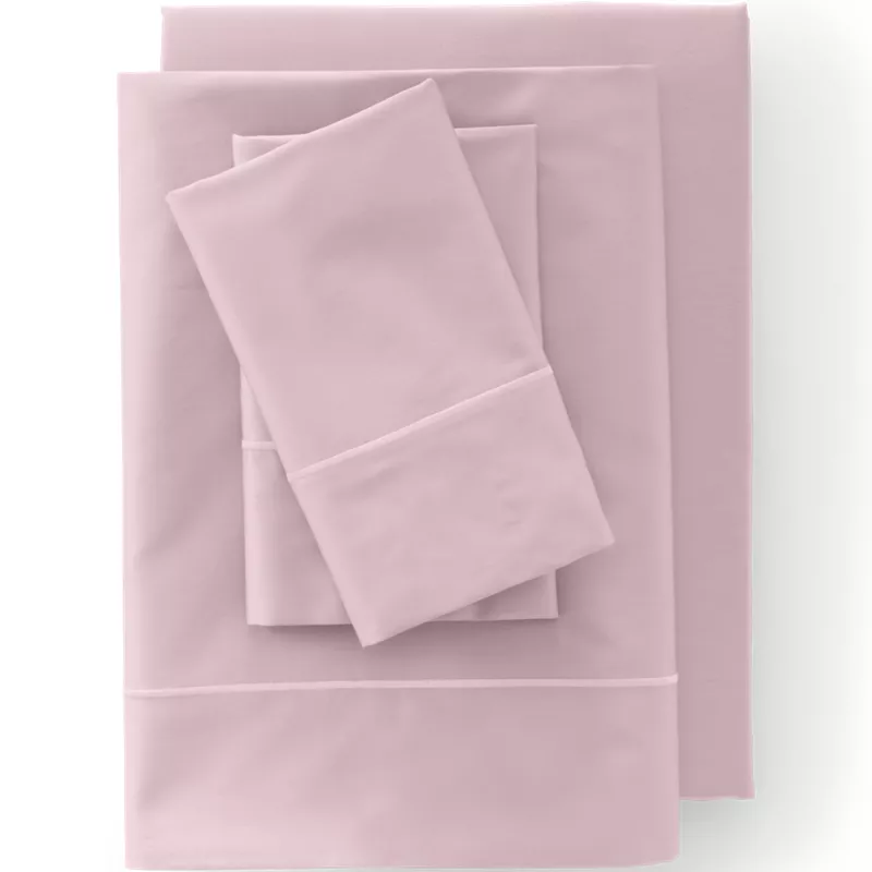 400 Thread Count Premium Supima Cotton Sateen Bed Sheet Set, Front
