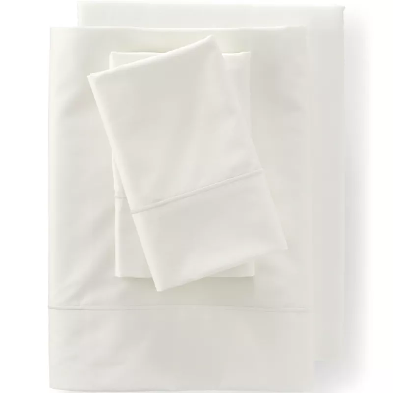 400 Thread Count Premium Supima Cotton Sateen Bed Sheet Set, Front