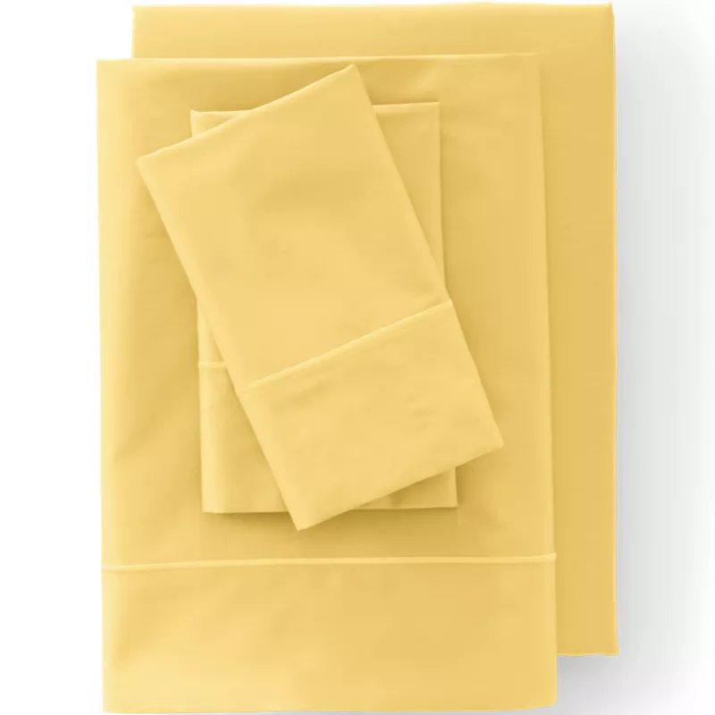 400 Thread Count Premium Supima Cotton Sateen Bed Sheet Set, Front