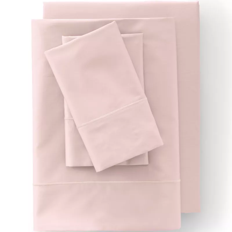 400 Thread Count Premium Supima Cotton Sateen Bed Sheet Set, Front