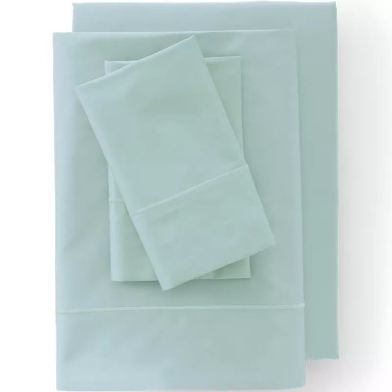 400 Thread Count Premium Supima Cotton Sateen Bed Sheet Set, Front