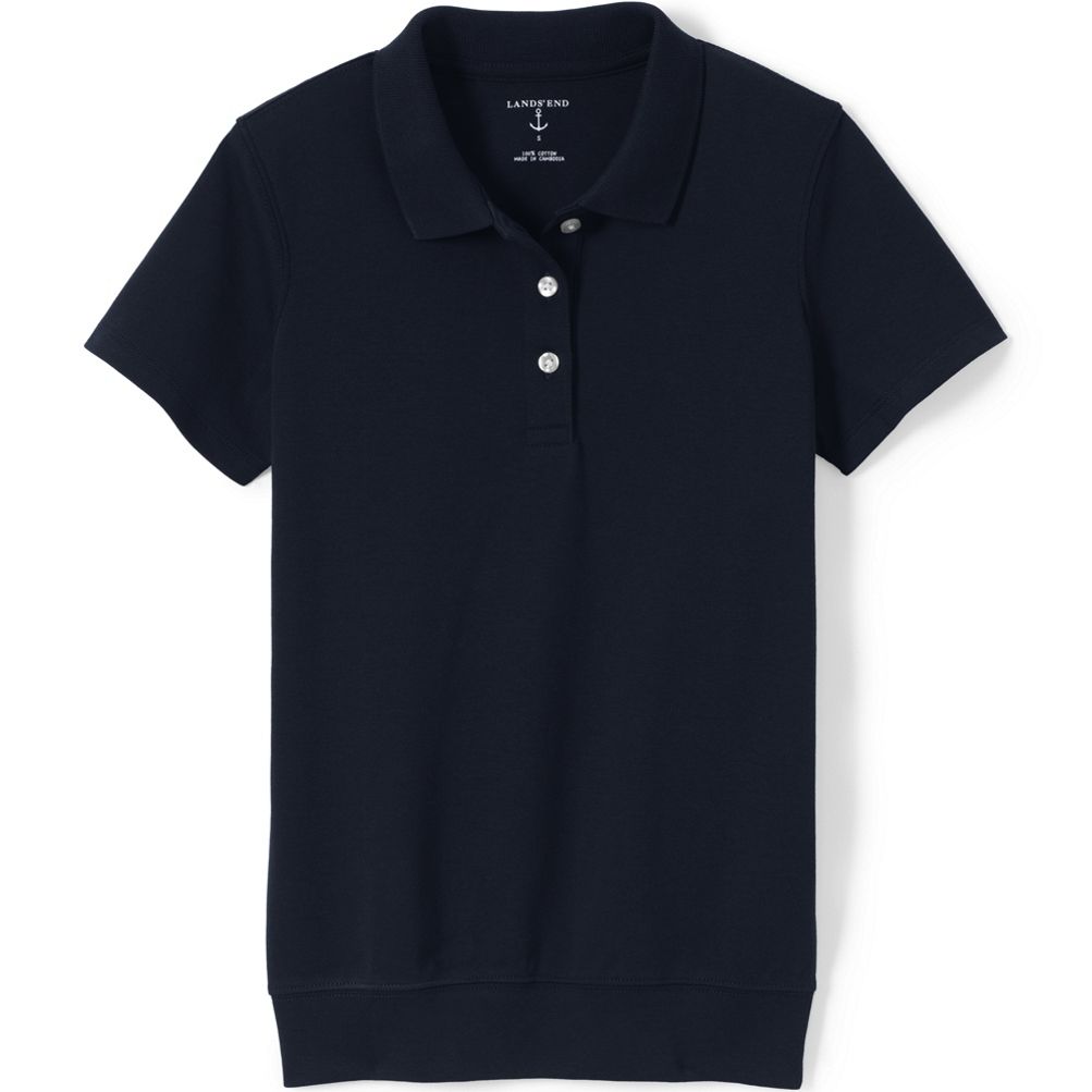 Men's Short Sleeve Banded Bottom Polo Shirt
