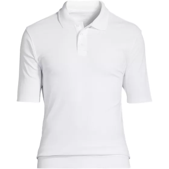 Men's Short Sleeve Banded Bottom Polo Shirt - primary