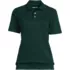 Women's Short Sleeve Banded Bottom Polo Shirt, Front