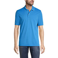 Men's Short Sleeve Basic Poly Polo , Front