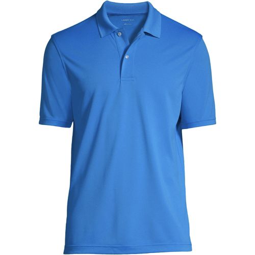 Men's Embroidered Logo Short Sleeve Polyester Polo Shirt