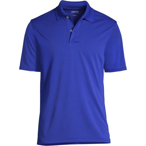 Men's Embroidered Logo Short Sleeve Polyester Polo Shirt