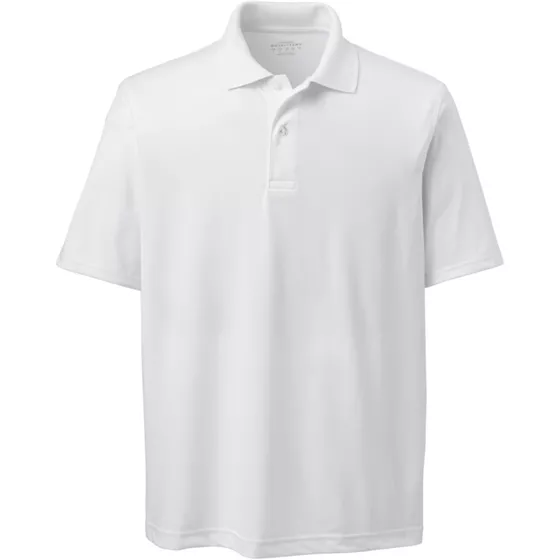 Men's Short Sleeve Basic Poly Polo - primary