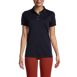 Women's Tall Short Sleeve Polyester Polo Shirt, Front