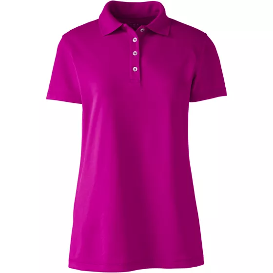 Women's Short Sleeve Polyester Polo Shirt - primary