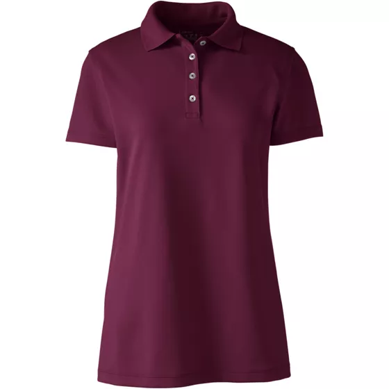 School Uniform Women's FlexPique Short Sleeve Polo Shirt - primary