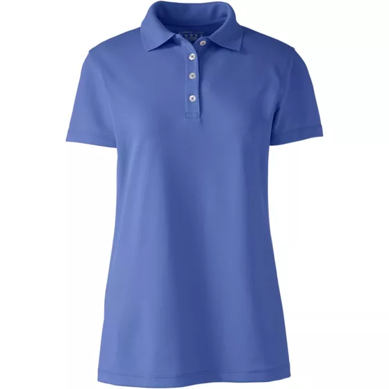 School Uniform Women's Short Sleeve Polyester Polo Shirt - primary