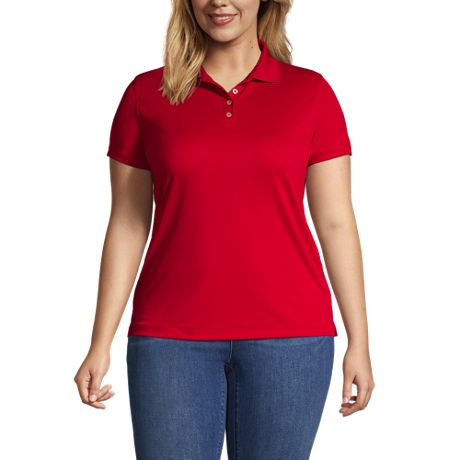 Plus Size Polyester Polo Shirts, Women's Cute Polos, Cute Travel 