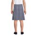 School Uniform Custom Girls Plaid Box Pleat Skirt Top of Knee, Back