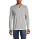Men's Tall Super-T Long Sleeve Henley Shirt, Front