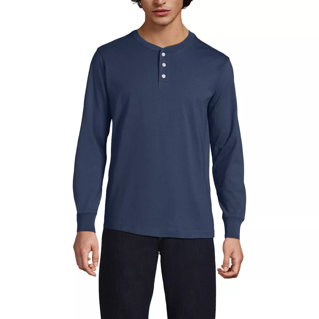 Men's Super-T Long Sleeve Henley Shirt