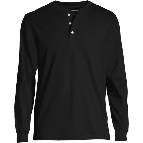 Men's Big Super-T Long Sleeve Henley Shirt - primary