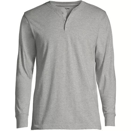 Men's Big and Tall Super-T Long Sleeve Henley Shirt - primary