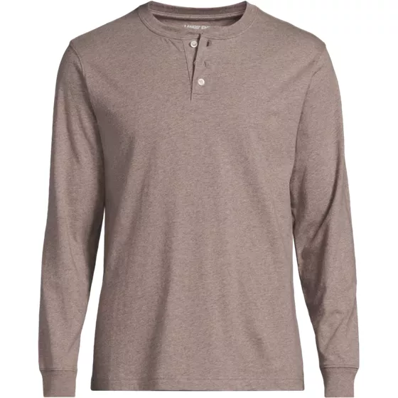 Men's Big Super-T Long Sleeve Henley Shirt - primary