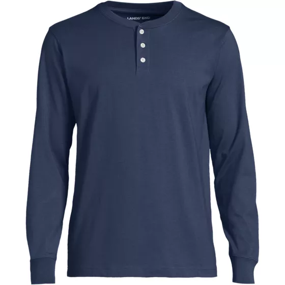 Men's Big and Tall Super-T Long Sleeve Henley Shirt - primary