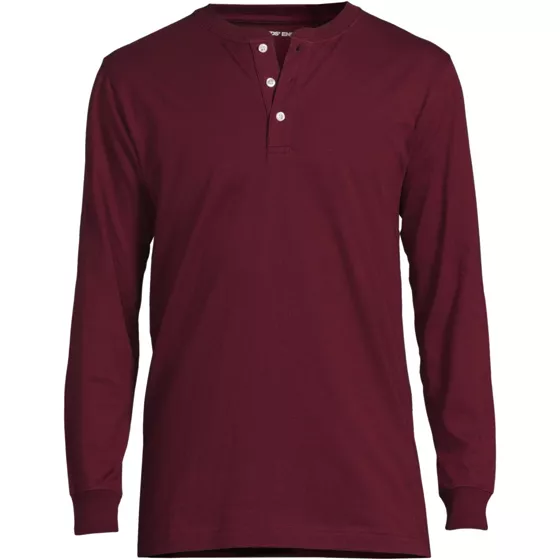 Men's Big Super-T Long Sleeve Henley Shirt - primary