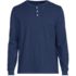 Men's Big and Tall Super-T Long Sleeve Henley Shirt, Front