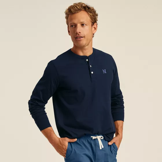 Men's Super-T Long Sleeve Henley Shirt - primary