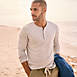 Men's Tall Super-T Long Sleeve Henley Shirt, alternative image