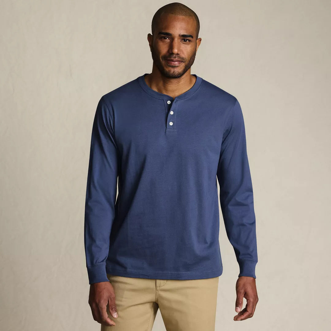 Men's Super-T Long Sleeve Henley Shirt