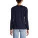 Women's Tall Relaxed Supima Cotton Long Sleeve V-Neck T-Shirt, Back