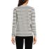 Women's Relaxed Supima Cotton Long Sleeve V-Neck T-Shirt, Back