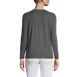 Women's Relaxed Supima Cotton Long Sleeve V-Neck T-Shirt, Back