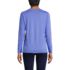 Women's Relaxed Supima Cotton Long Sleeve V-Neck T-Shirt, Back