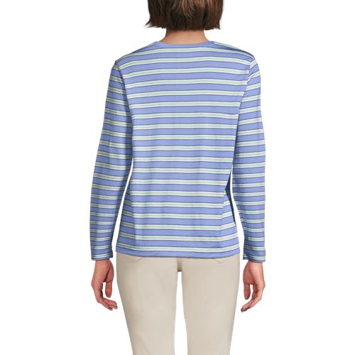 Light Sea Blue Multi Stripe