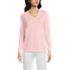 Supima Cotton Long Sleeve V-Neck T-Shirt, Front