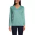 Supima Cotton Long Sleeve V-Neck T-Shirt, Front
