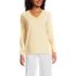 Supima Cotton Long Sleeve V-Neck T-Shirt, Front