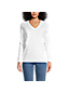 Le T-Shirt Supima Col V Manches Longues, Femme Stature Standard image number 0