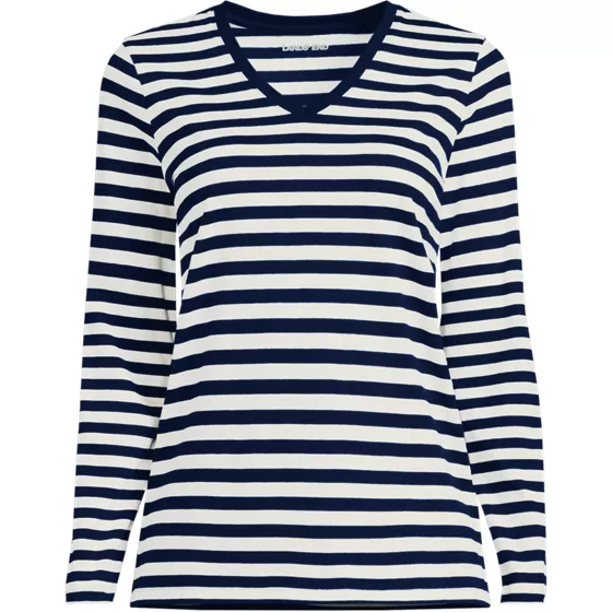 Women's Relaxed Supima V-neck T-shirt - primary