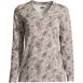 Women's Relaxed Supima Cotton Long Sleeve V-Neck T-Shirt, Front