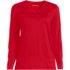 Plus Size Supima Cotton Long Sleeve V-Neck T-Shirt, Front