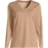 Supima Cotton Long Sleeve V-Neck T-Shirt, Front